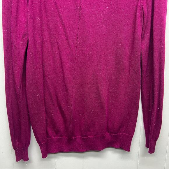 Nicole Miller Sparkle Metallic Button Front Women's Long Sleeve Cardigan Small - Picture 8 of 12